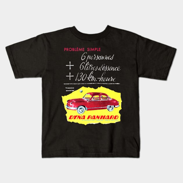 PANHARD DYNA - advert Kids T-Shirt by Throwback Motors